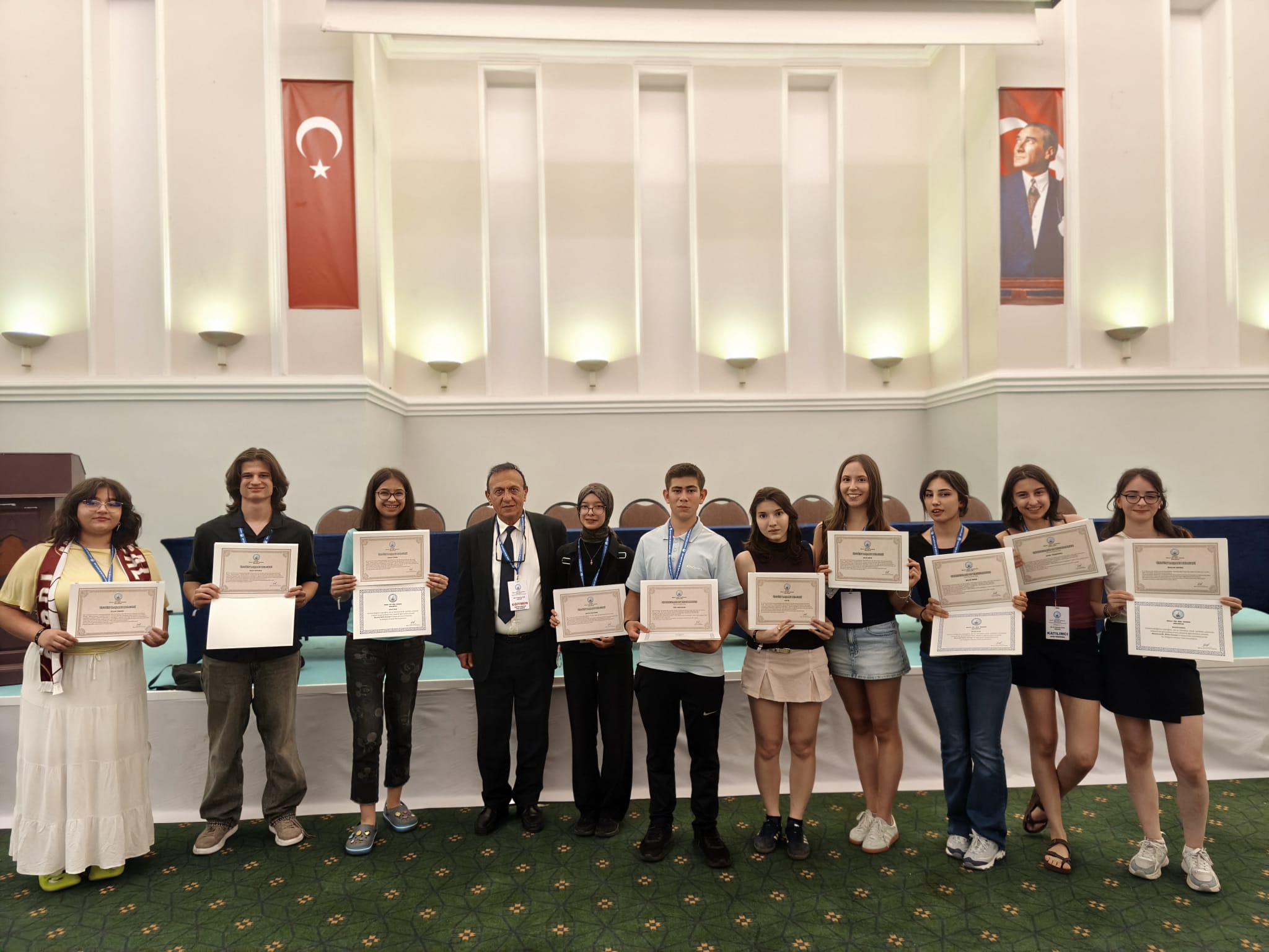 Bilim Kampı öğrencileri bir arada